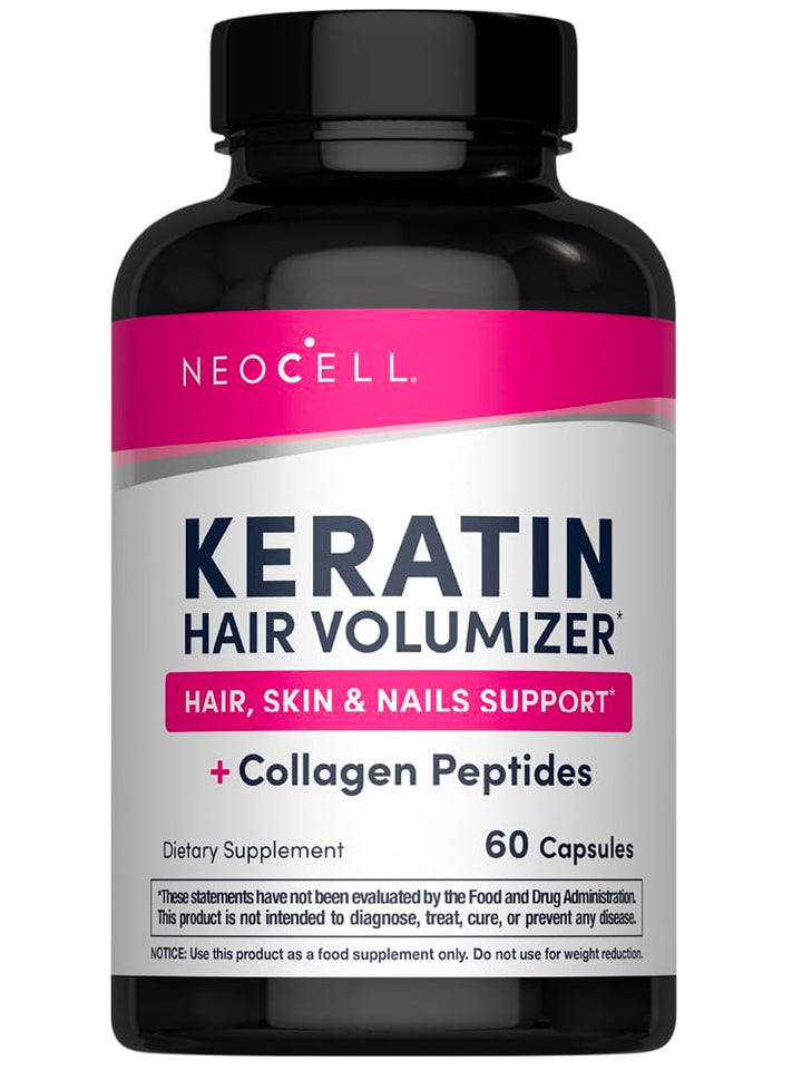 NeoCell Keratin Hair Volumizer, 60 Count