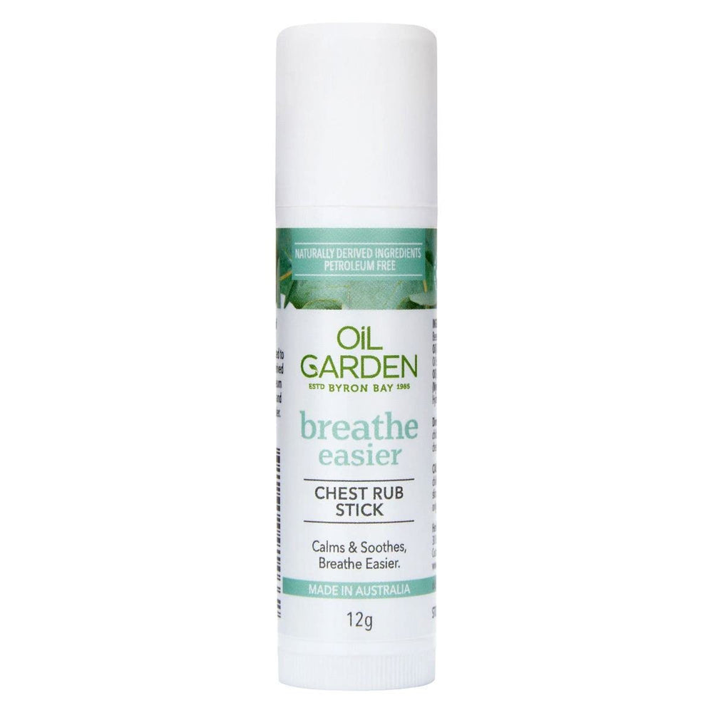 Oil Garden Breathe Easier Chest Rub Stick, 12 g