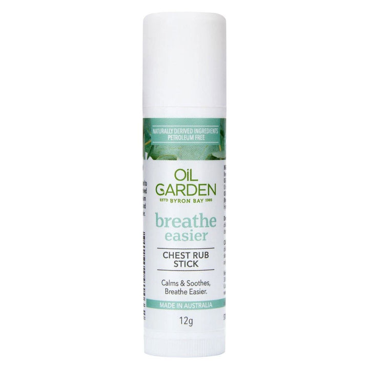 Oil Garden Breathe Easier Chest Rub Stick, 12 g