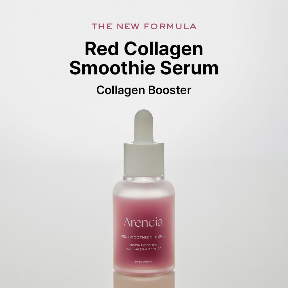 ARENCIA Red Collagen Peptide Smoothie Serum, 8% Niacinamide