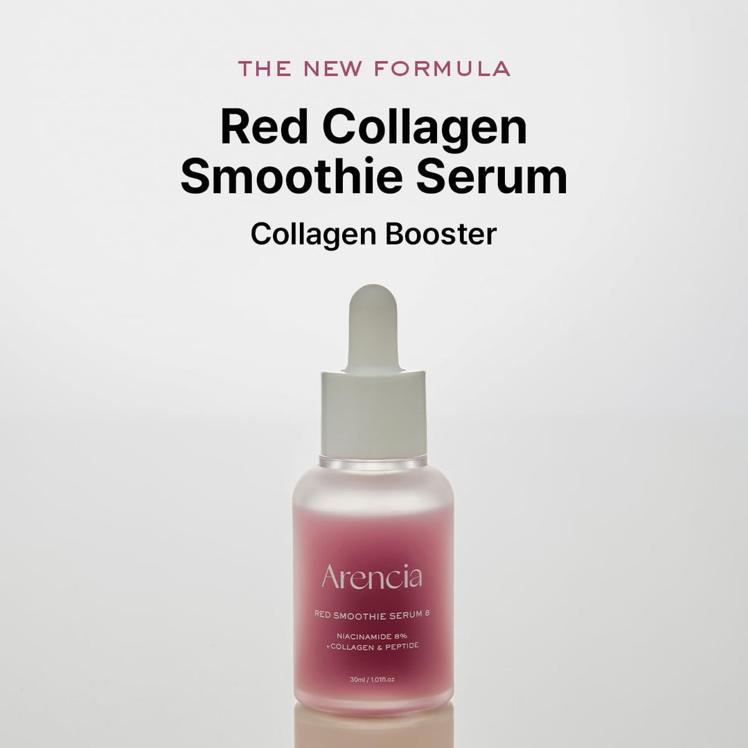 ARENCIA Red Collagen Peptide Smoothie Serum, 8% Niacinamide