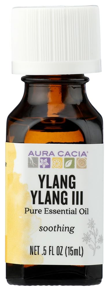 Aura Cacia Ylang III Essential Oil, 0.5 oz