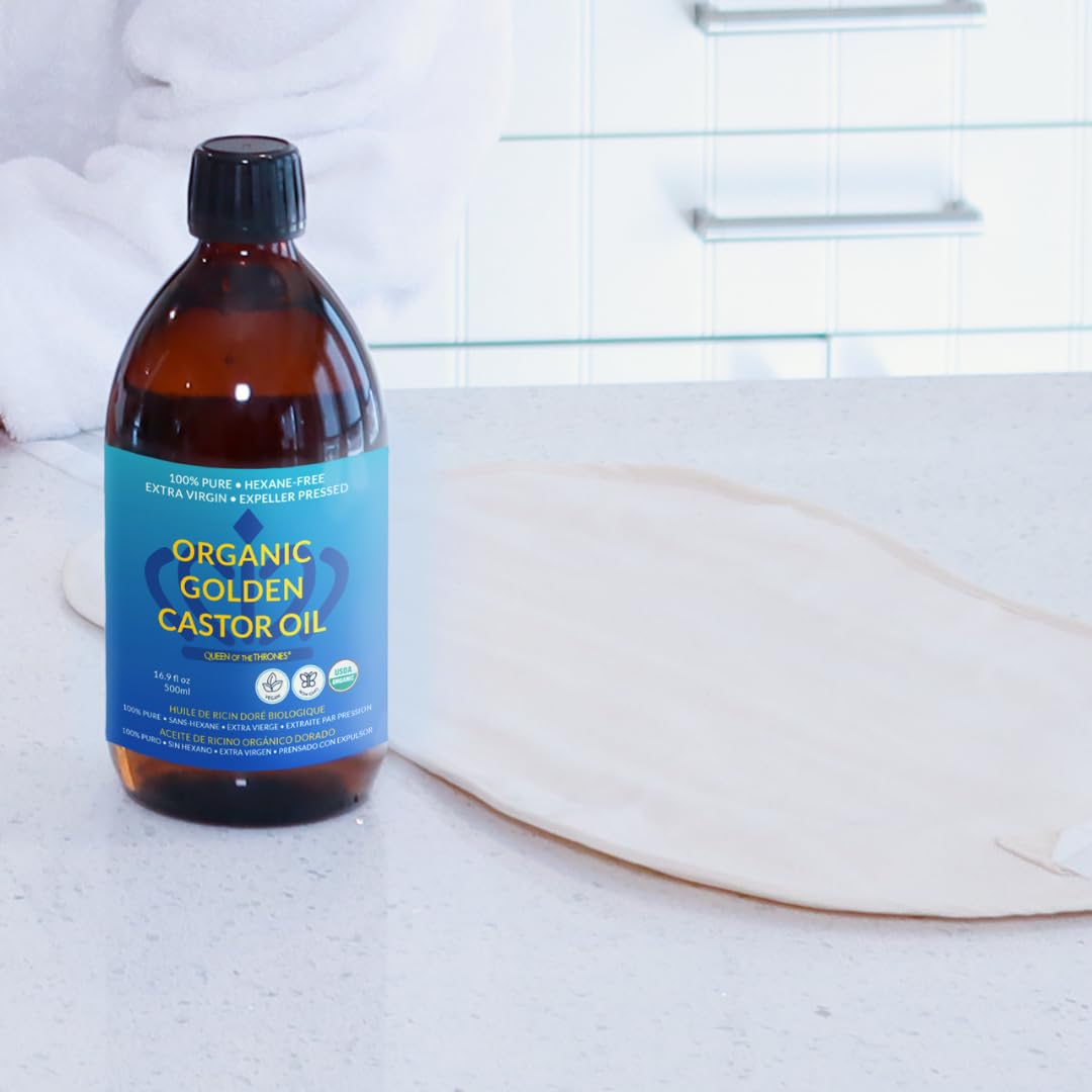 Queen of the Thrones Organic Castor Oil, 16.9 fl oz