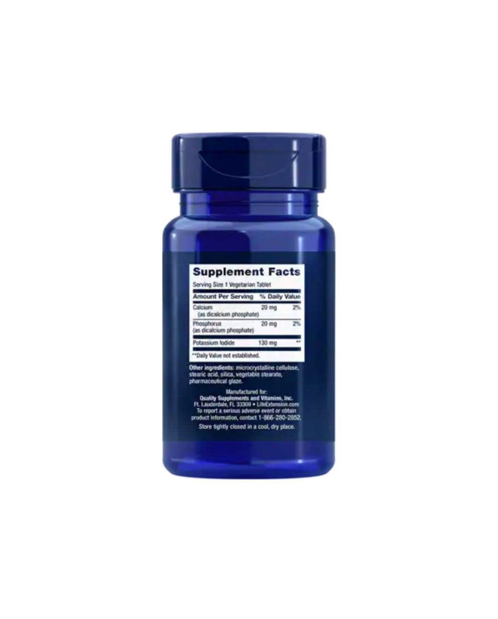 Life Extension Potassium Iodide, 130 mg, 14 Count