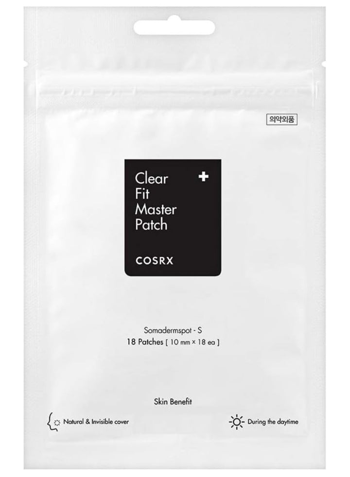 SET(COSRX Clear Fit Master Patch (18 Patches) + Cosrx BHA Blackhead Power Liquid, 100ml )