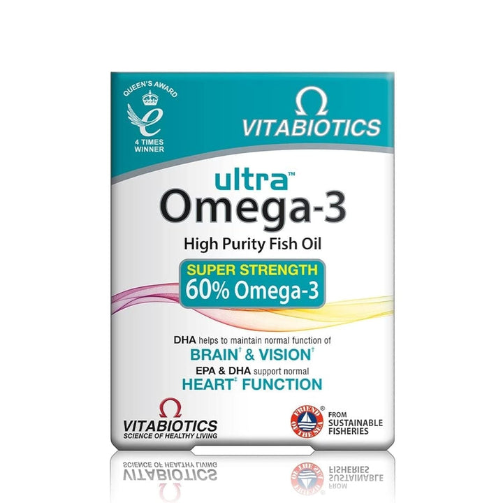 Vitabiotics Ultra Omega 3, 60 Count