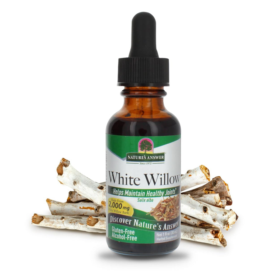 Nature's Answer White Willow Bark Extract, Alcohol-Free, 1 fl oz