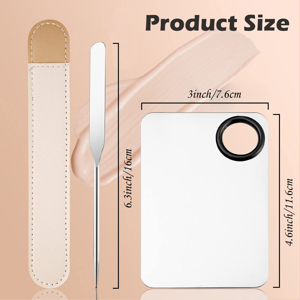 Penugo Picasso Makeup Spatula And Palette Set, Stainless Steel