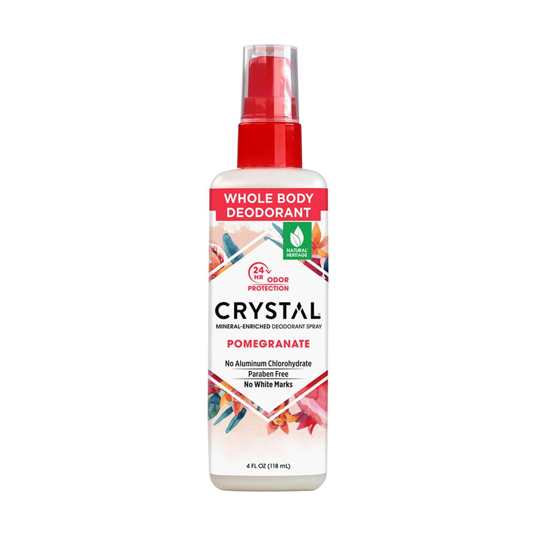Crystal Body Deodorant Spray, Pomegranate, 4 oz