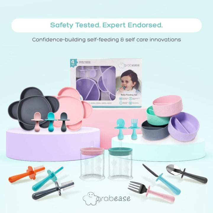 grabease Baby Training Spoon, Blush
