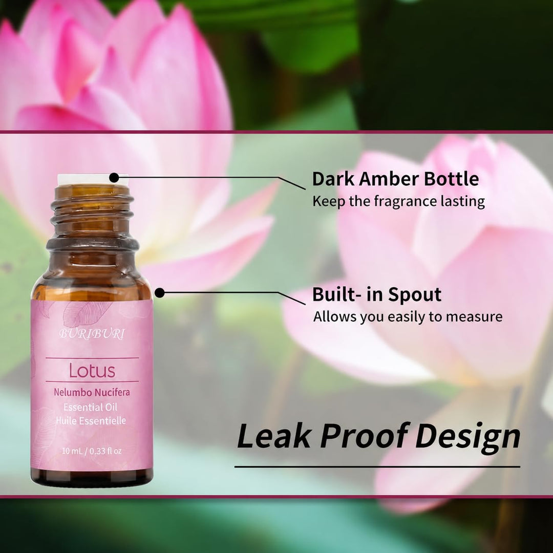 BURIBURI Lotus Essential Oil, 10 ml