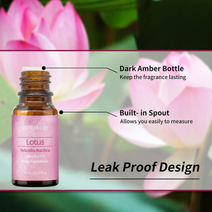 BURIBURI Lotus Essential Oil, 10 ml
