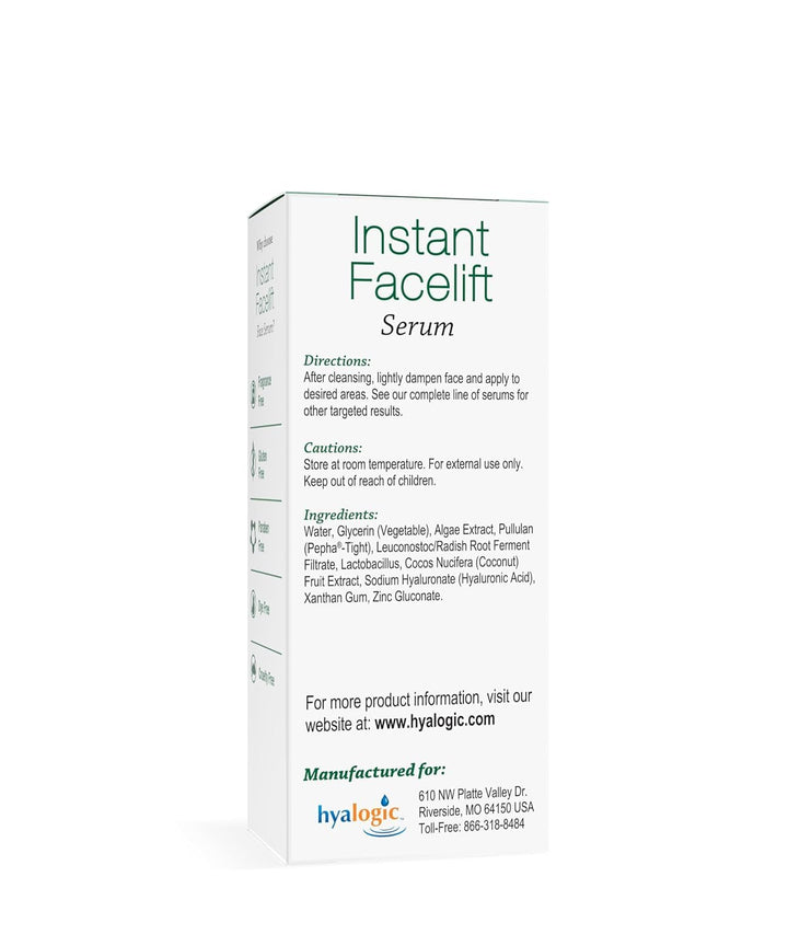 Hyalogic Episilk Instant Facelift Face Serum, 1 oz