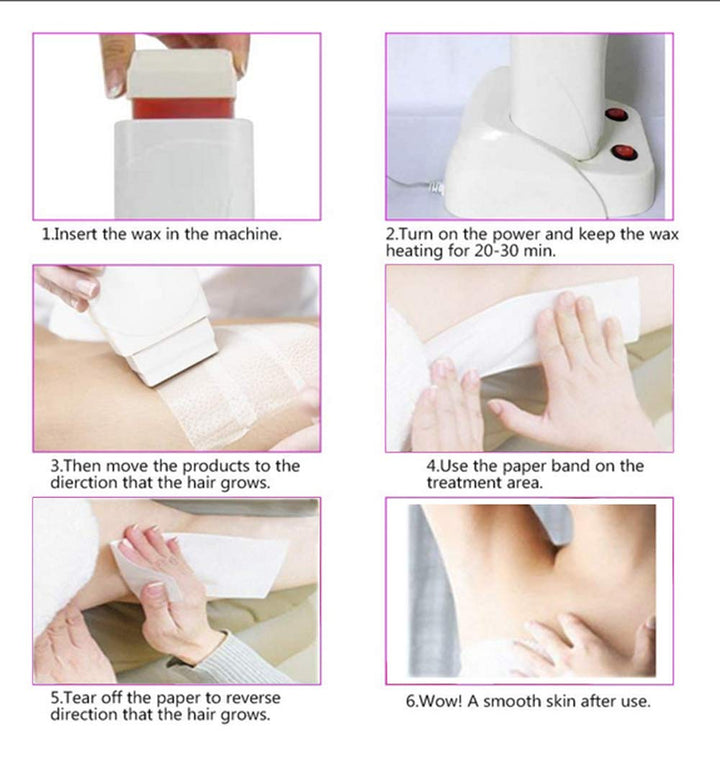 Nynelly Portable Single Depilatory Roll On Wax Warmer, 1 Count