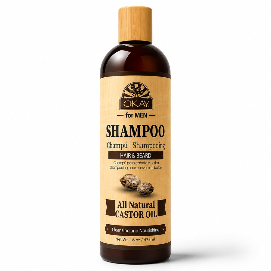 OKAY Beard, Hair and Mustache Shampoo, 16 oz