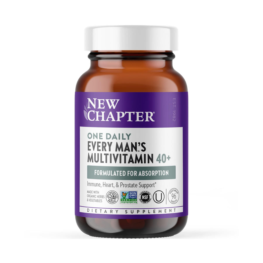 New Chapter Every Man's One Daily 40+ Multivitamin, 96 Count