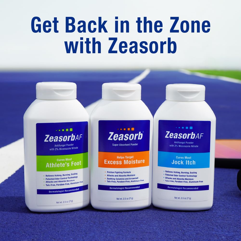 Zeasorb Super Absorbent Antifungal Treatment Powder, 2.5 oz