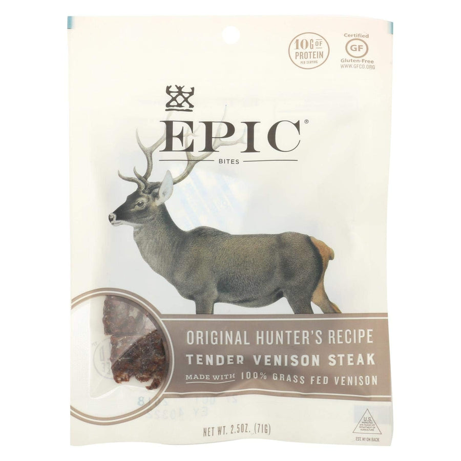 Epic Venison Steak Bites, Original Hunter's Recipe, 2.5 oz