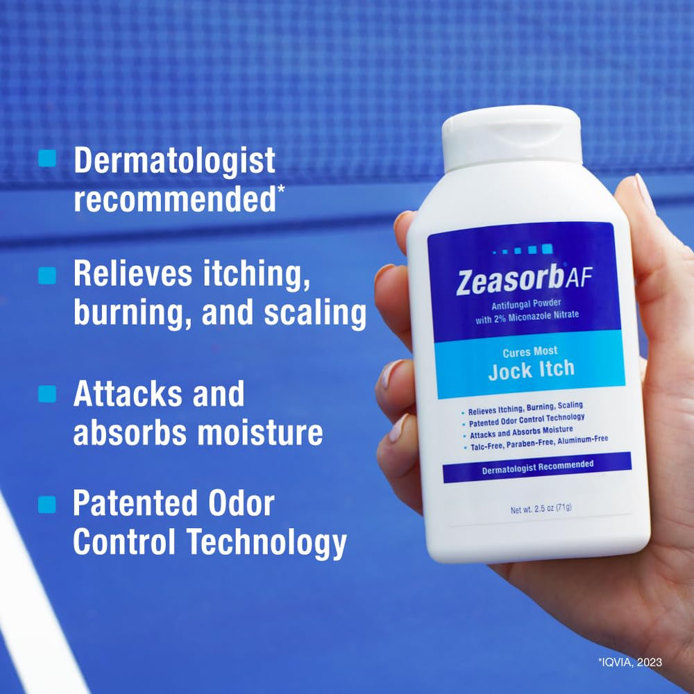 Zeasorb Super Absorbent Antifungal Treatment Powder, 2.5 oz