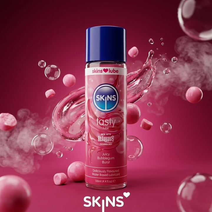 Skins Bubblegum Water-Based Lube, 4.4 oz