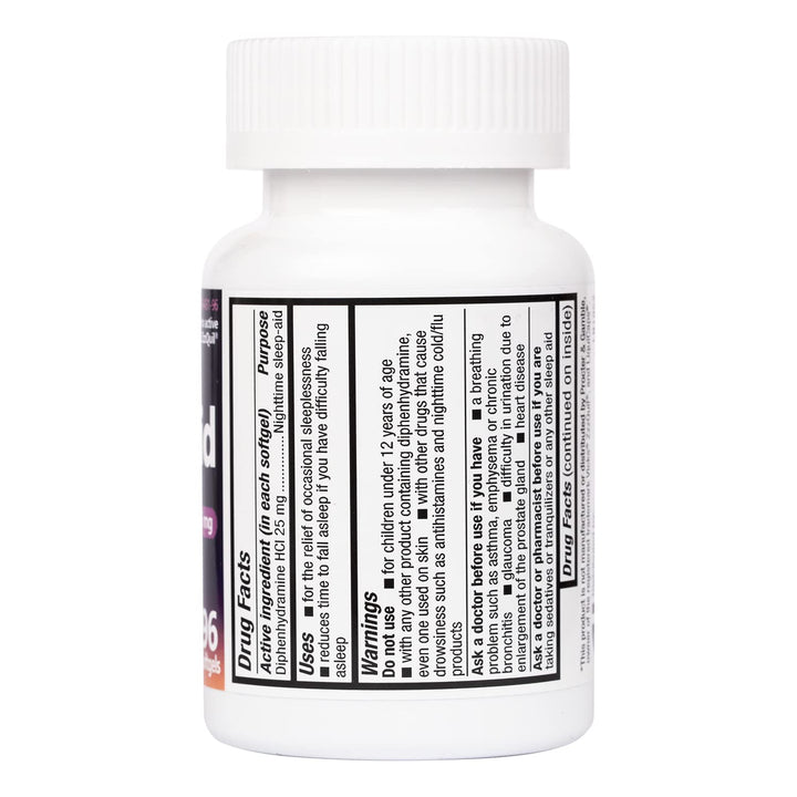 HealthA2Z Diphenhydramine HCl Sleep Aid, 25 mg, 96 Count
