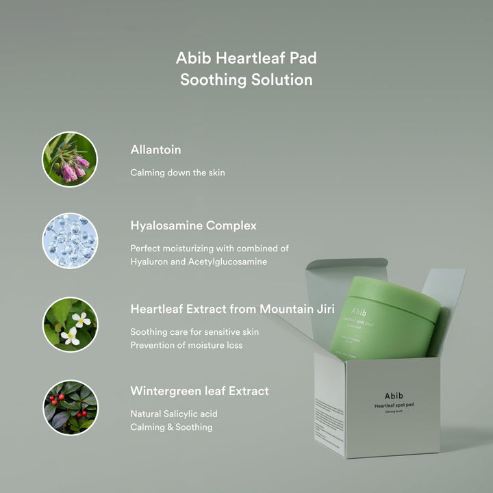 Abib Heartleaf Spot Pad Calming Touch, 75 Count