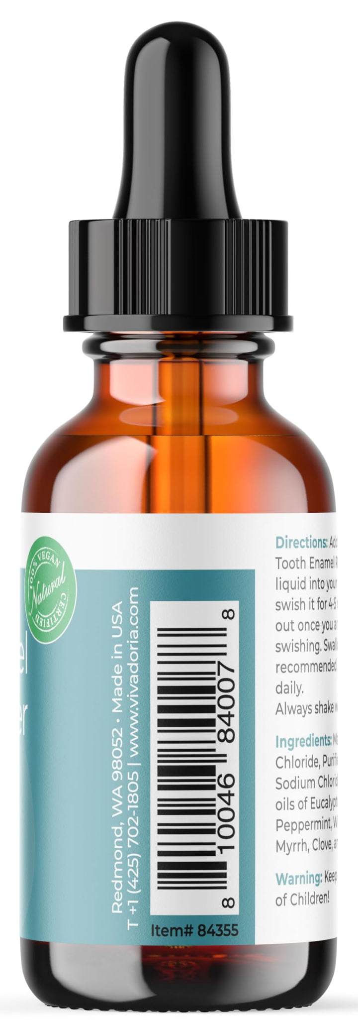 Viva Doria Tooth Enamel Remineralizing Liquid, 1 fl oz