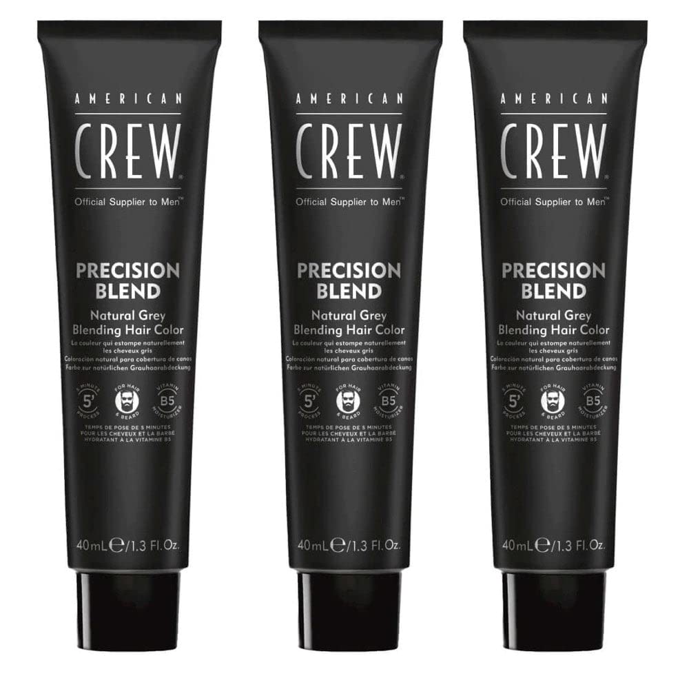 American Crew Temporary Hair Color, Dark, 1.35 fl oz, Pack of 3