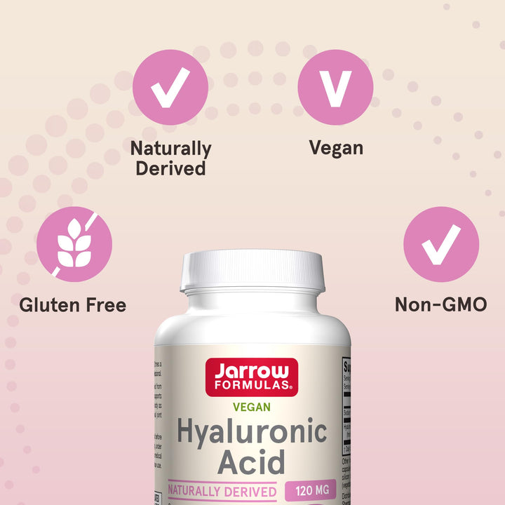 Jarrow Formulas Hyaluronic Acid 120 mg, 60 Count