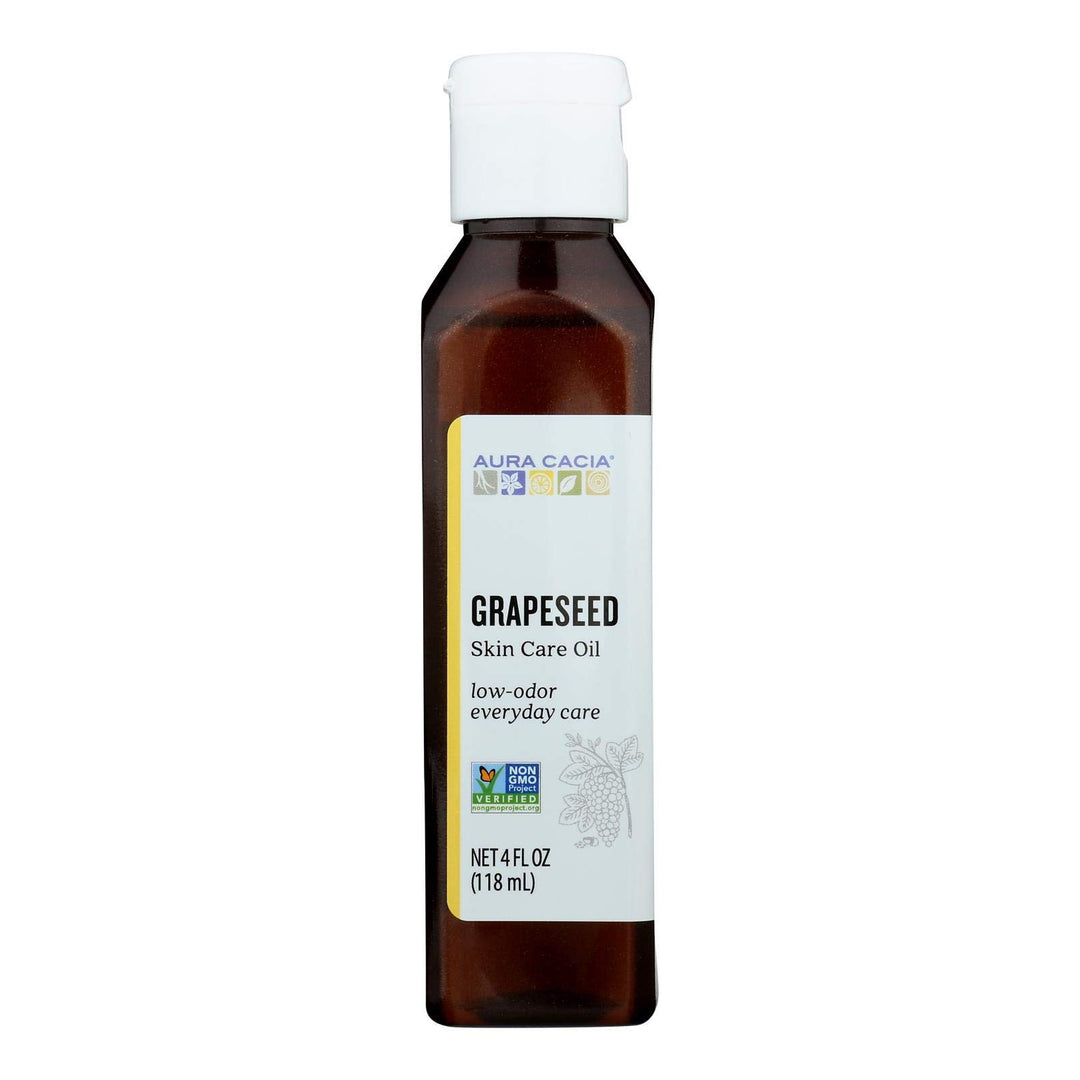 Aura Cacia Grapeseed Oil, 4 fl oz