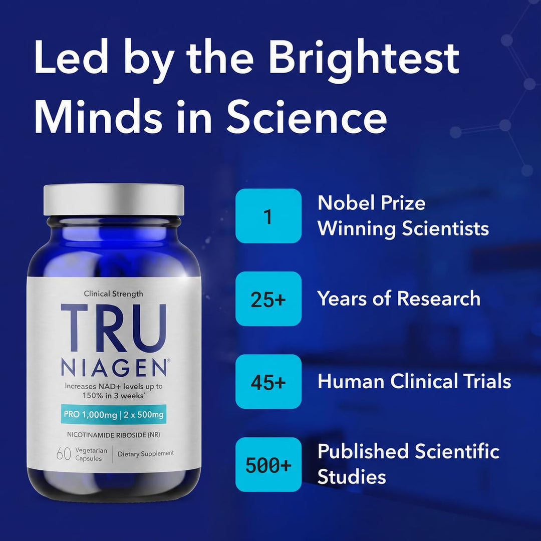 TRU NIAGEN PRO Nad+ Supplement, 1000 mg, 30 Count