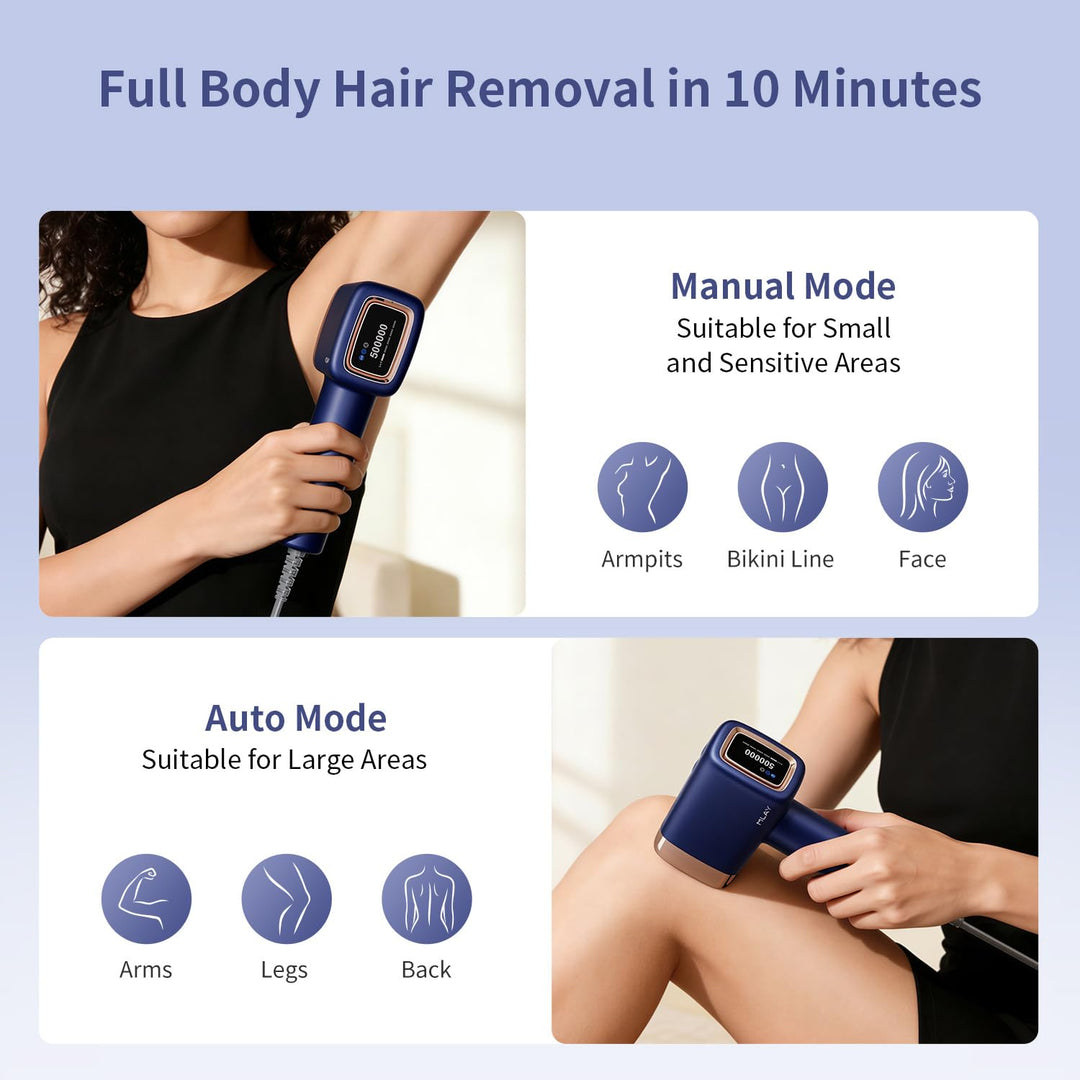 MLAY T14 Hair Removal Device, 0.5s/flash, 20J, 5 Energy Levels