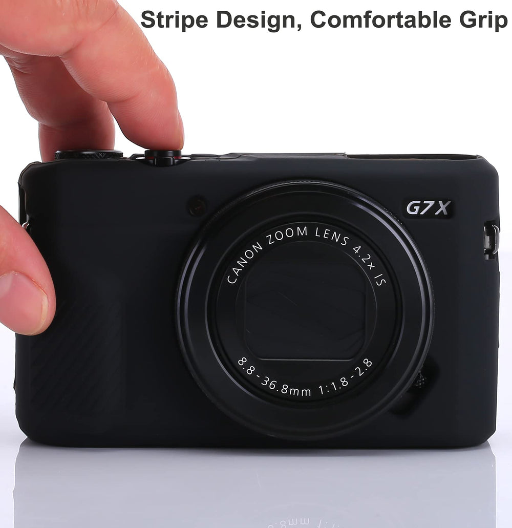 Yisau Camera Case for Canon Powershot G7X Mark II III, Black