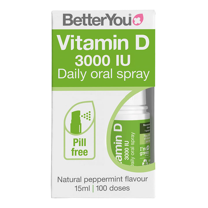 BetterYou Dlux Vitamin D3 Spray, 3000 IU