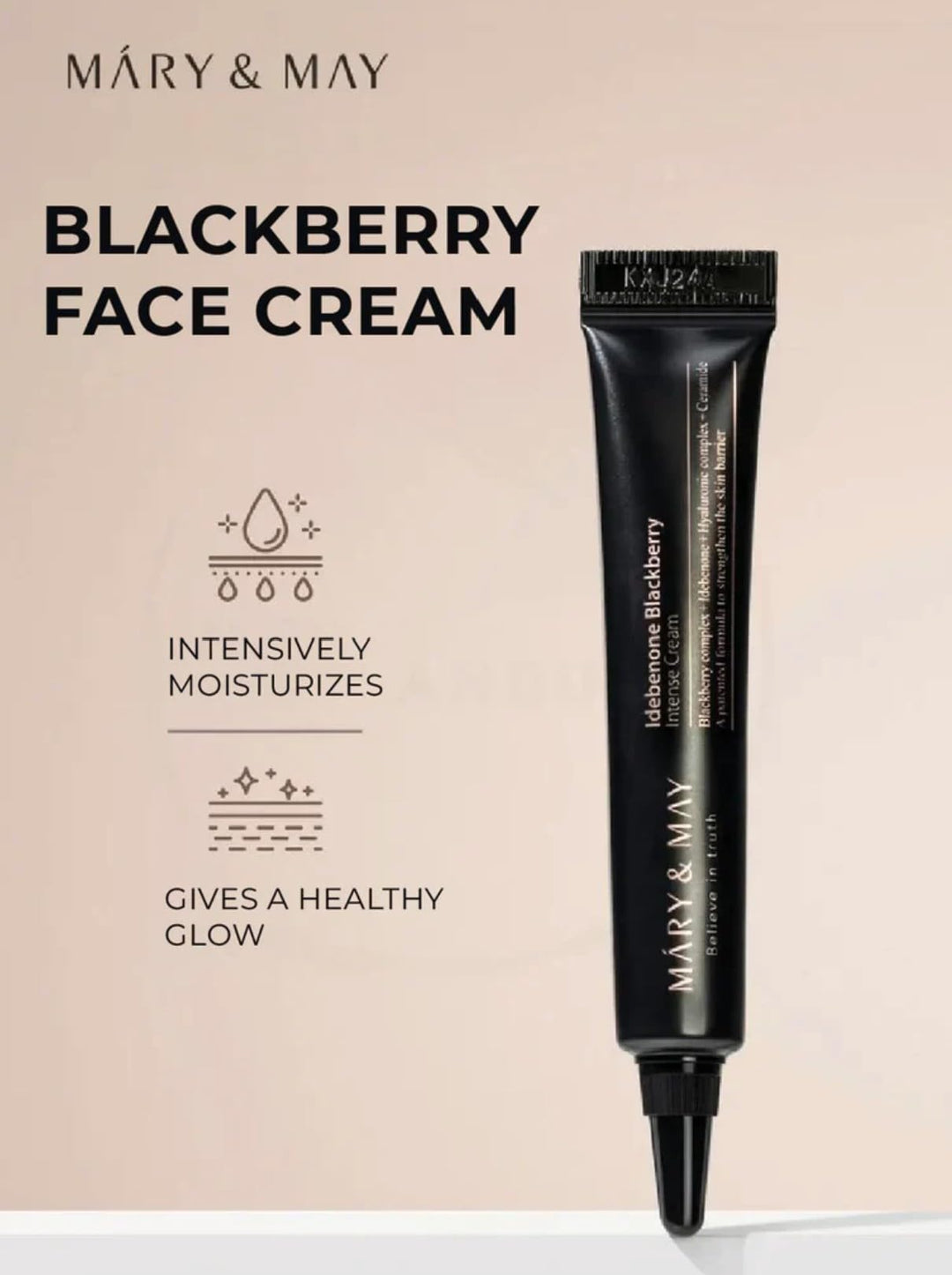 Mary&May Idebenone Blackberry Intense Cream, Mini