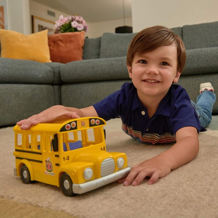 CoComelon Feature Musical Vehicle, Yellow, 1 Count