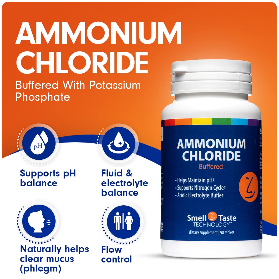 SENSEable Supplements Ammonium Chloride Tablets, 90 Count