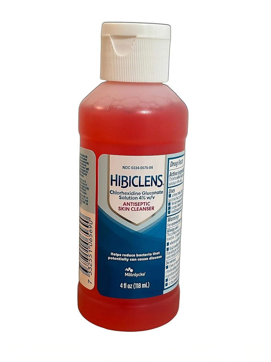 Mölnlycke Hibiclens Antiseptic Antimicrobial Skin Cleanser, 4 oz