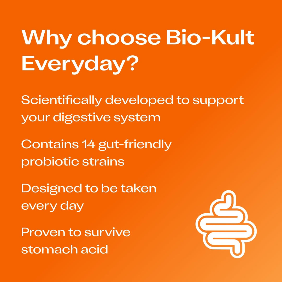 Bio-Kult Gut Health Probiotic Supplement, 60 Count