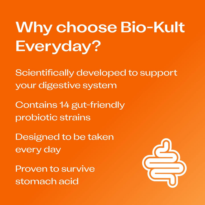 Bio-Kult Gut Health Probiotic Supplement, 60 Count