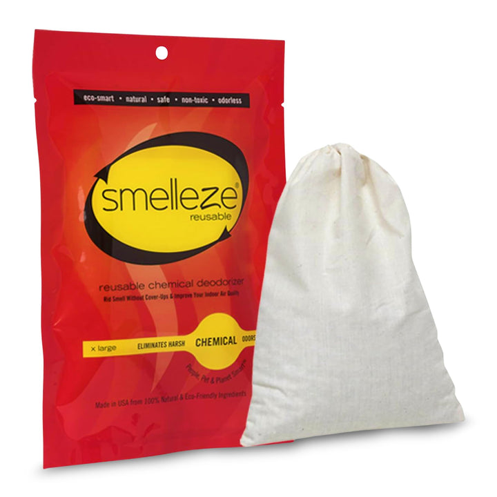 SMELLEZE Chemical Odor Eliminator Deodorizer Pouch, 150 sqft
