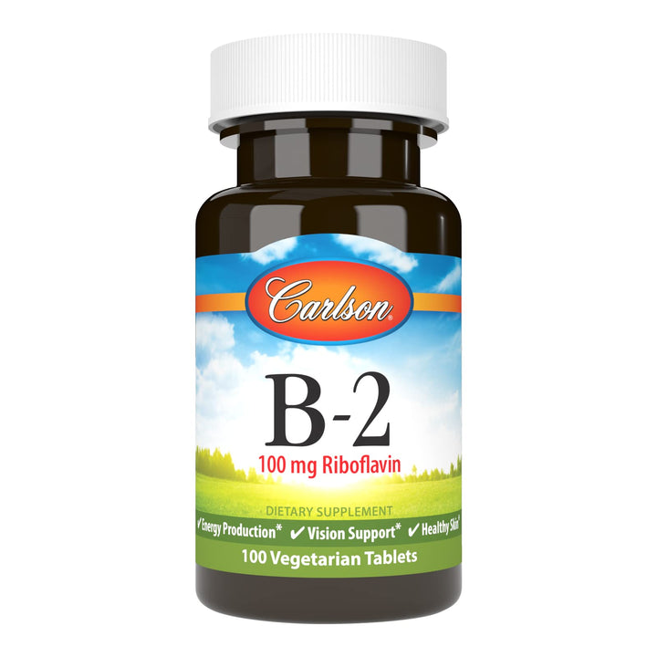 Carlson B-2 Riboflavin, 100 mg, 100 Count