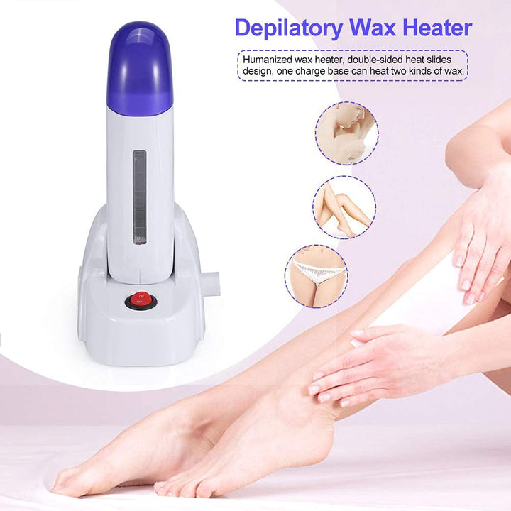 Nynelly Portable Single Depilatory Roll On Wax Warmer, 1 Count