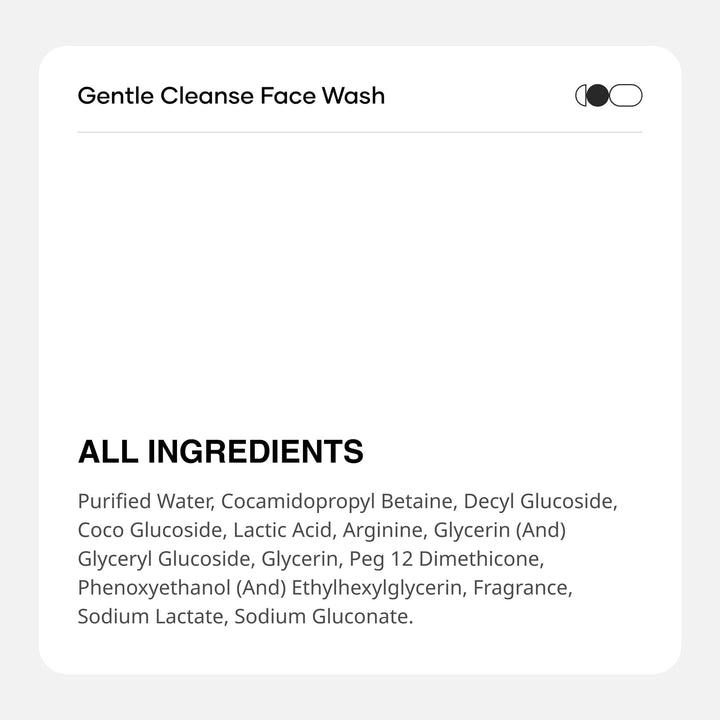 Cureskin Brightening Face Wash, Gentle Cleanse