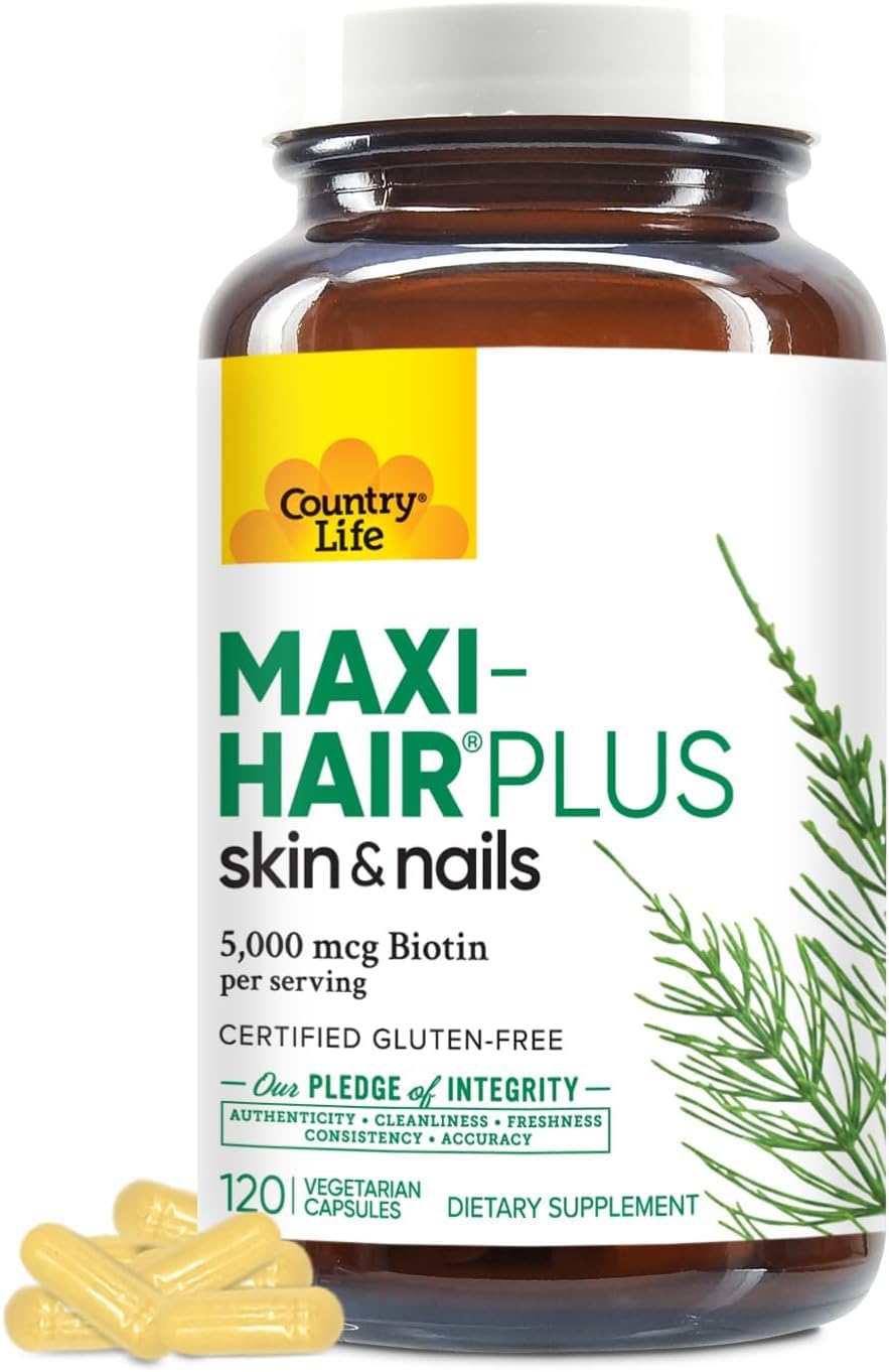 Country Life Maxi-Hair Plus, 120 Count