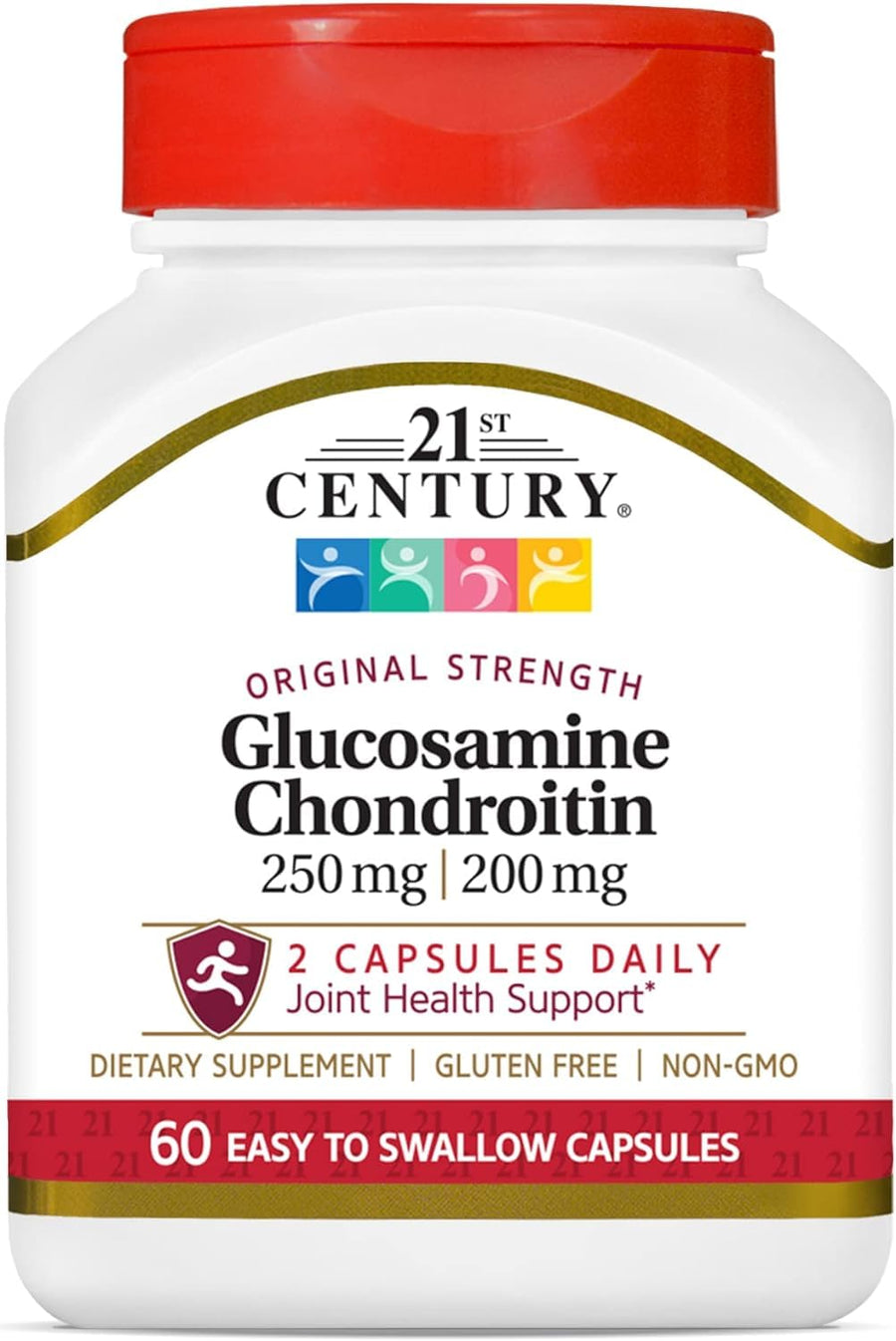 21st Century Glucosamine And Chondroitin, Original Strength, 60 Count