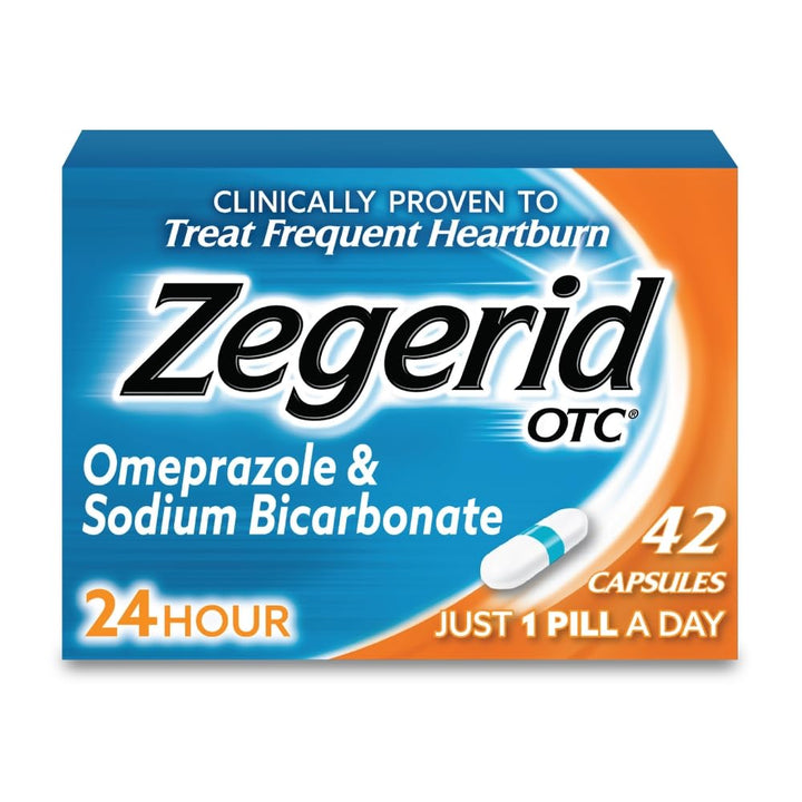 Zegerid OTC Heartburn Relief Capsules, 42 Count