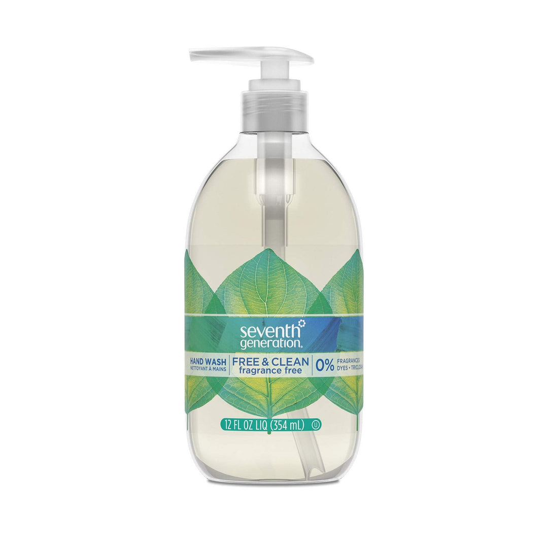Seventh Generation Hand Wash, Free and Clear, 12 oz