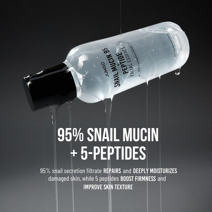 JUMISO Snail Mucin 95% + 5 Peptide Essence, 4.73 fl oz