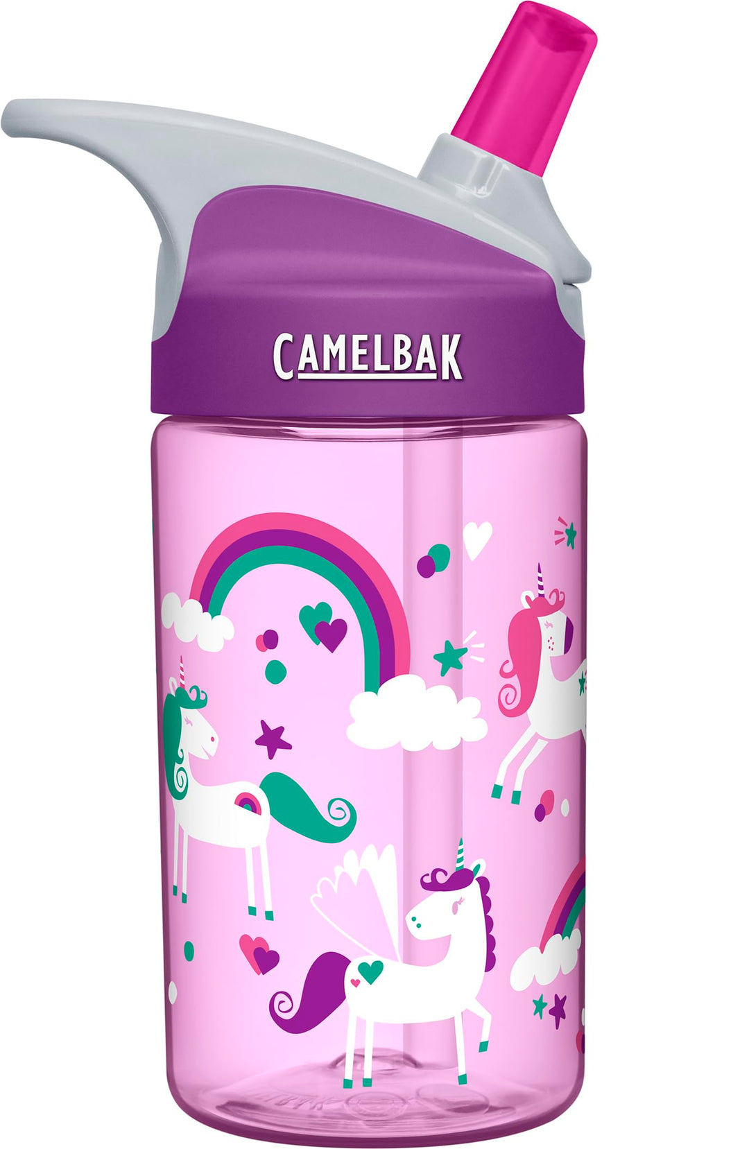 CamelBak Eddy Kids Water Bottle, Unicorns, 12 oz